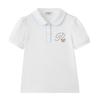 PawinPaw Girls' Cartoon Bear Short-Sleeved POLO Shirt