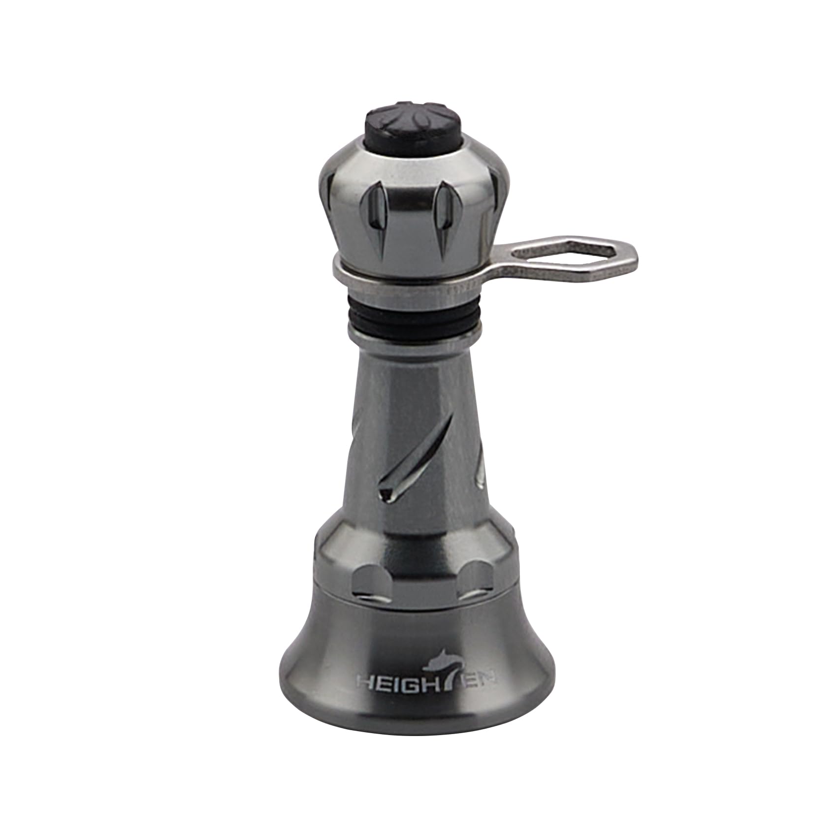

HEIGHTEN Reel Stand Luminous Hook Stopper for Shimano and Daiwa Spinning Reels 38/48mm (Not Foldable) - Keeper/Line (Gunmetal, 38mm) (1207)