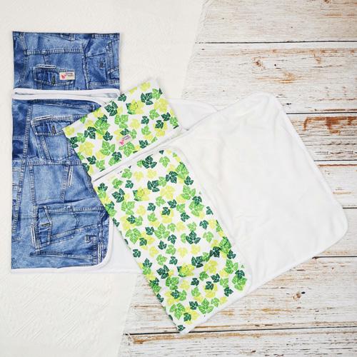 2pcs/set Baby Washable Foldable Portable Travel Compact Nappy Diaper Waterproof Floor Change Changing Mat Play