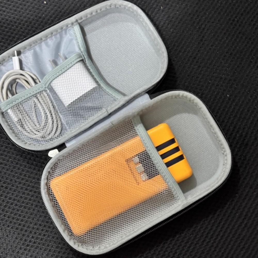 Shockproof Earphone Storage Bag Hard Data Cable Organizer Bag  Earphone Accessories