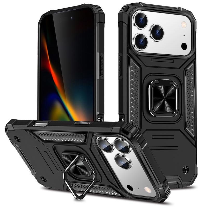 Hot Sale Applicable Apple 17 Mobile Phone Case Car Magnetic Holder iPhone16Pro Mobile Phone Case 15