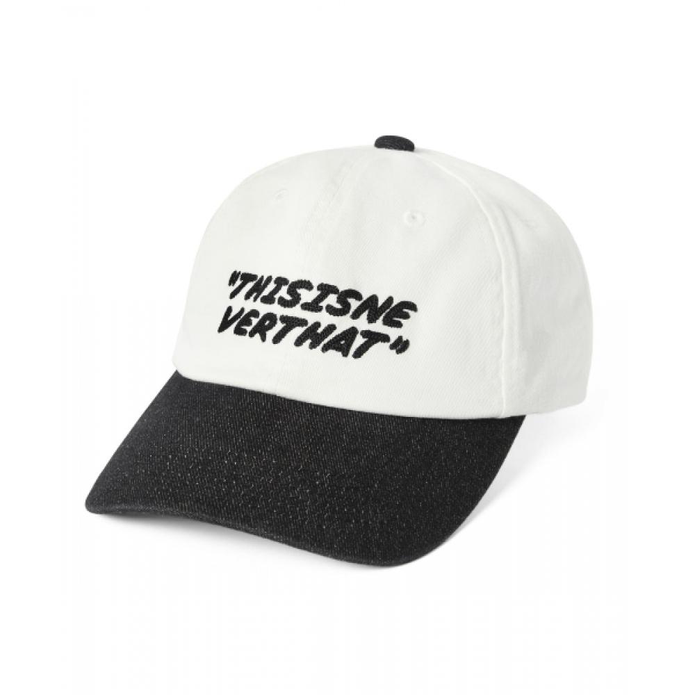 Thisisneverthat Visor Denim Cap White Black F
