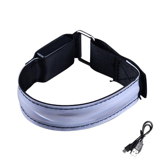Portable Glowing Armband Super Bright Wear Resistant Adjustable Tightness LED Armband for Running