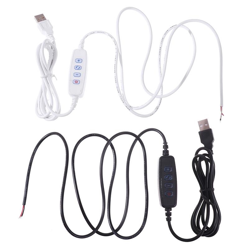 Usb napájecí kabel Multifunkční spínačový ovladač Usb plynulé stmívání 10rychlostní spínací řada Třítónové světlo