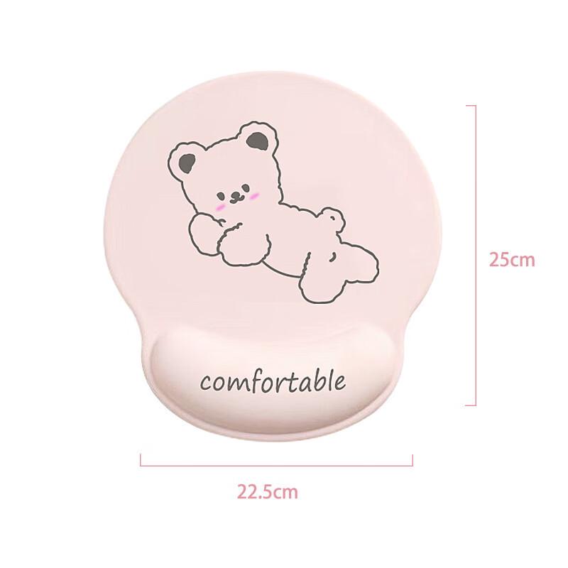 Comfort Bear Silicone Wrist Rest Mouse Pad