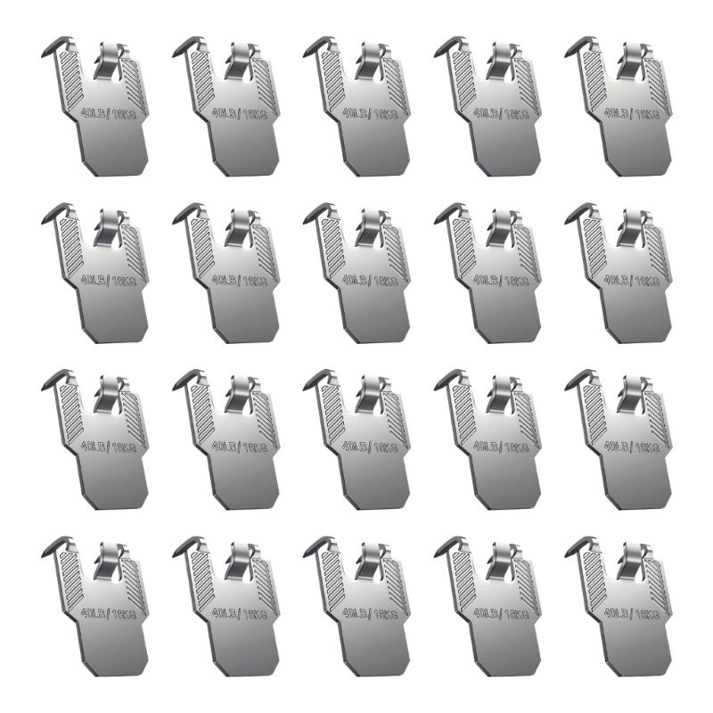 

20Pcs Wall Picture Frame Hanging Hook Picture Hanging Claws Hook Hanging Hardware for Room Office Decoration Enduring 1