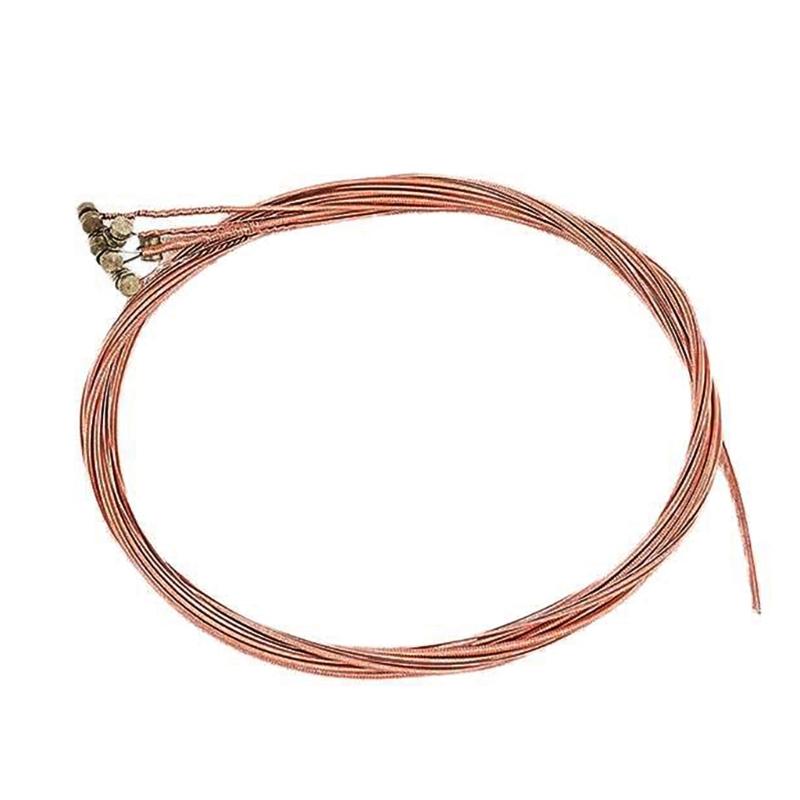 6Pcs Colorful Guitar String Replacement Acoustic Guitar String Copper Guitar Strings Set for Acoustic Guitar Folk Guitar