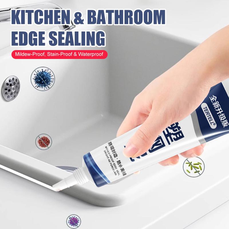 60/150Ml Çok Amaçlı Silikon Mastik Su Geçirmez Macun Sızdırmazlık Küf Önleyici Hızlı Kuruyan Yapıştırıcı Banyo Mutfak İçin Cam Yapıştırıcısı