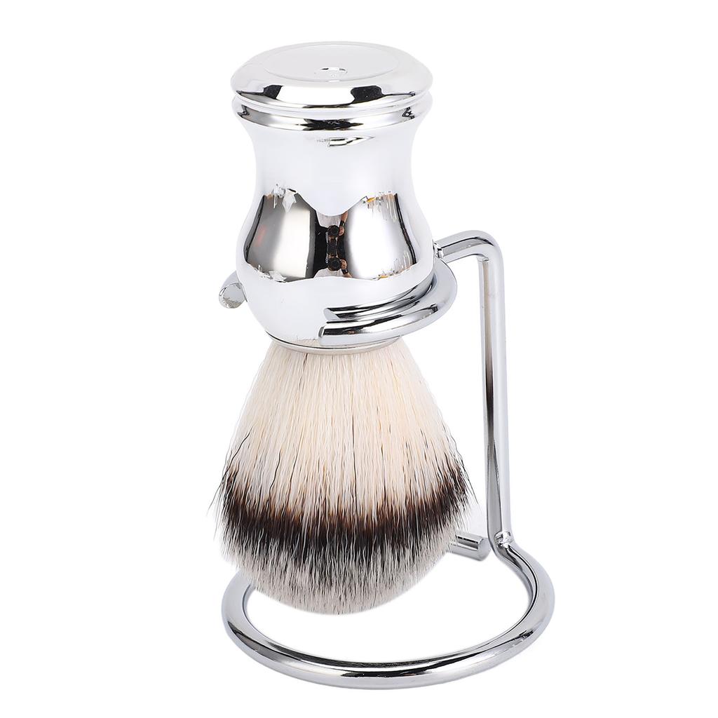 Beard Shaving Brush with Stand Man Beard Kit Synthetic Hair Shaving Brush with Holder Stand Rack
