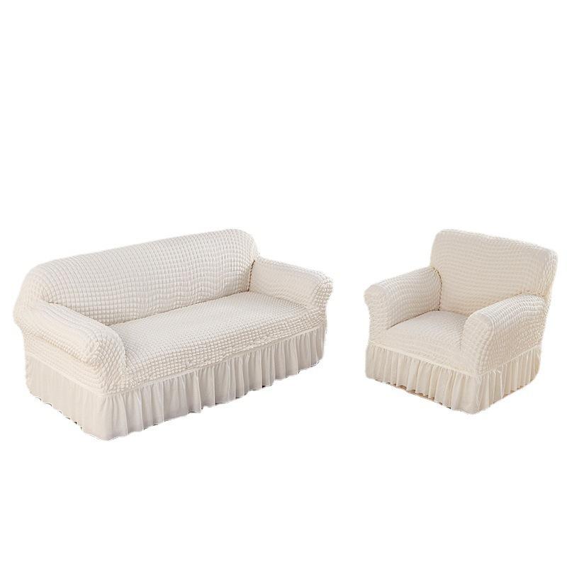 Husa de canapea Seersucker Husa universala de praf pentru canapea Husa elastica pentru canapea