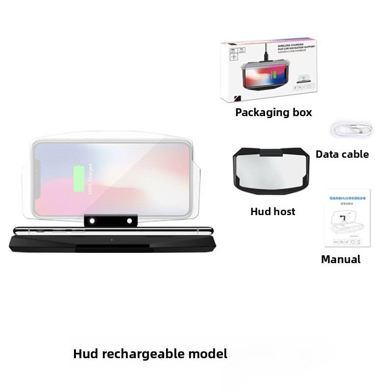 Автомобільний спідометр Бездротова зарядка HUD Проекційний дисплей Цифровий спідометр Проектор Транспортні засоби Авто Електроніка Аксесуари