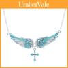 Collana con Ali d'Angelo e Ciondolo a Croce per Donna Moda