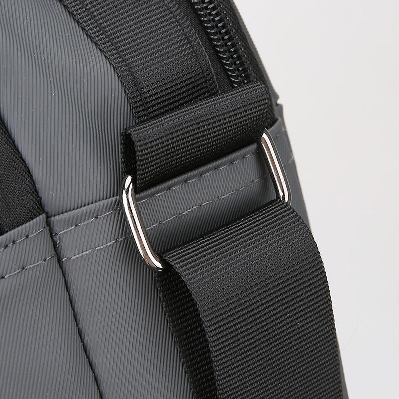Professional Men's Crossbody Bag - Water-Resistant Oxford Messenger for Work (Large Capacity Oxford Sling with Secure Zippers)