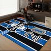 Fc Crest Design Printed Office Carpet Chair Cushion  Entryway Rug, Rugs for Living Room, Bedroom Christmas gifts