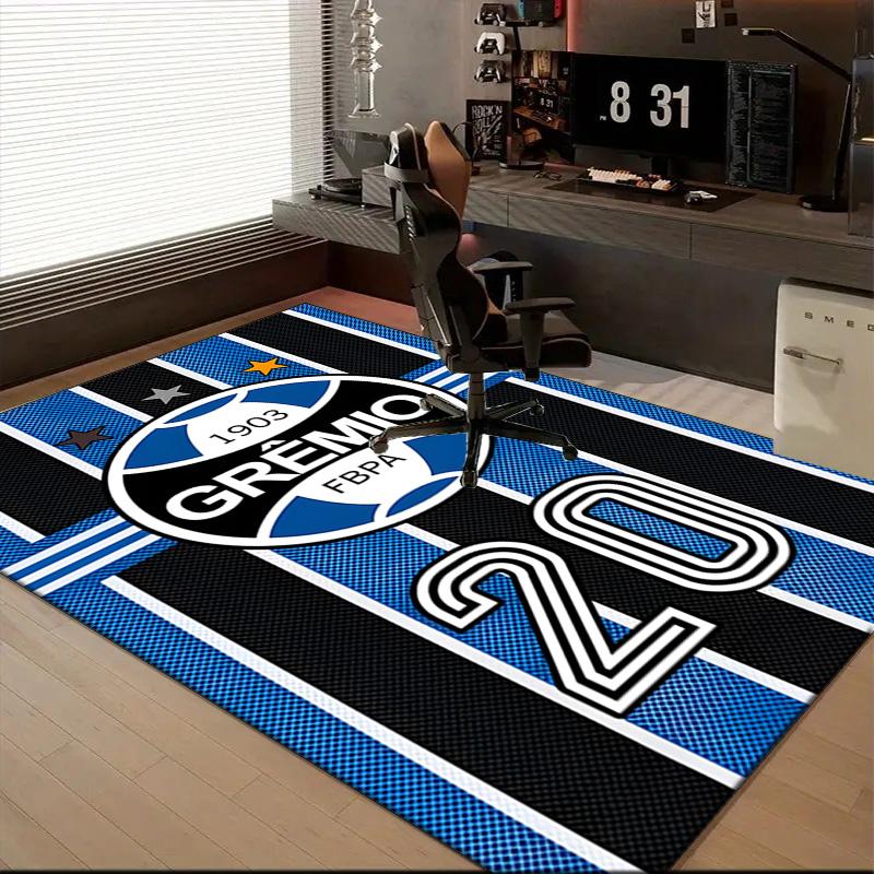 Fc Crest Design Printed Office Carpet Chair Cushion  Entryway Rug, Rugs for Living Room, Bedroom Christmas gifts