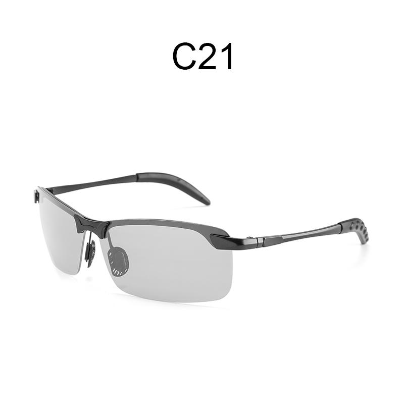 Pochromic Sunglasses Man Polarized Glasses Male Change Color Polaroid Sun Glasses for Men Sports Driving UV400