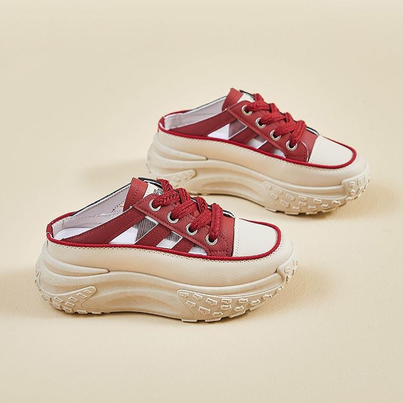 Foreign Trade Women's Shoes Feel Like Stepping On Shit, Pregnant Women's Hole Shoes, Women's Summer Outer Wear Bag Head Sandals Are Not Tired, and