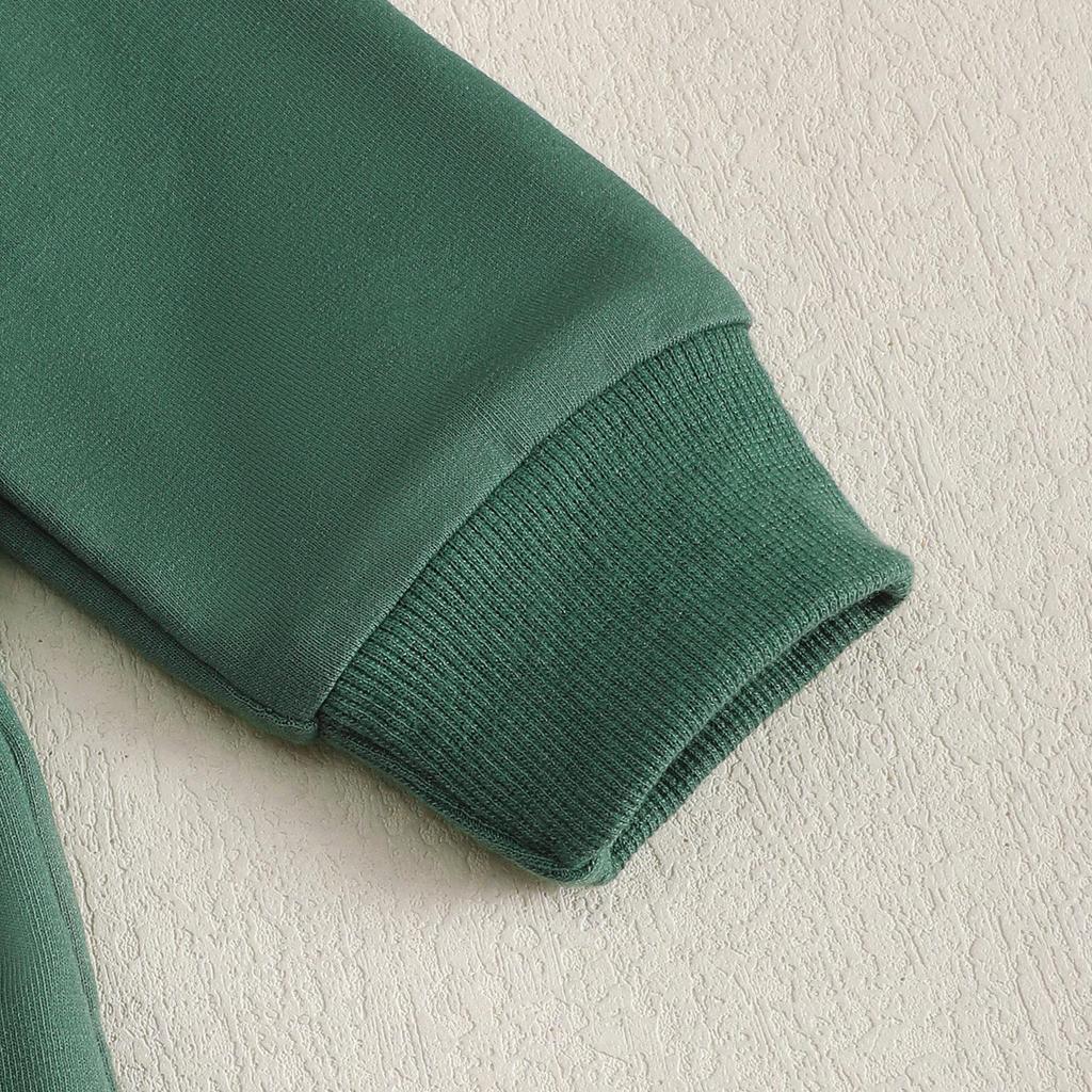 2025 Autumn/Winter Baby Christmas Knit Cotton Sweatshirt & Pants Set