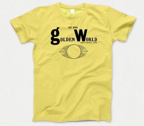 

Golden World Records T Shirt 762 Music 1960s Mirwood Okeh Ric-Tic Northern Soul 4XL