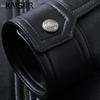 KAISER Men's Genuine Lambskin Lapel Motorcycle Jacket
