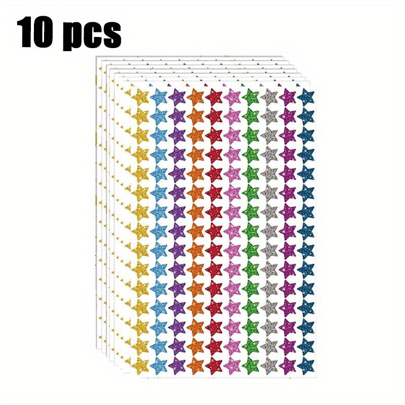 

1 комплект (10 листов) красочных наклеек с пентаграммой зеленого лука, подходящих для ежедневного планирования и использования в школьных классах. Pack of 10