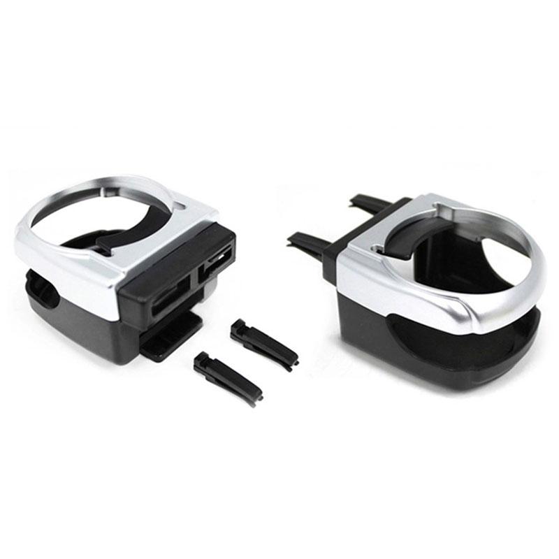 Car Outlet Air Vent Mount Can Holder Drink Coffee Bottle  Beverage Ashtray Mount Stand Can Mounts Holders Car Holder Accessories