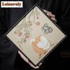 Cute Cat Water Absorbing Tea Tray Vintage Cutlery Organizer Tea Board Household Dishes for Serving Tea Items Supplies Craft Gift