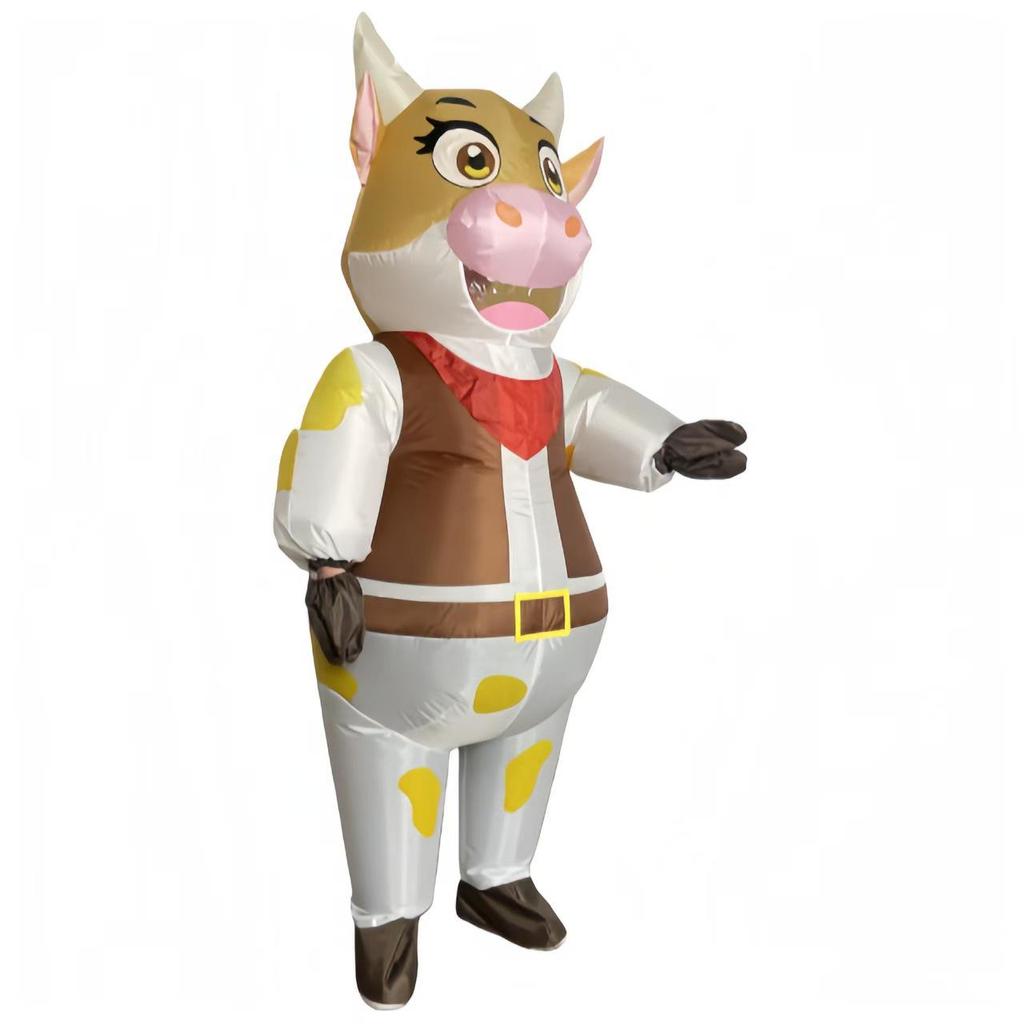 Inflatable Cow Costume - Halloween Party & Stage Performance Outfit