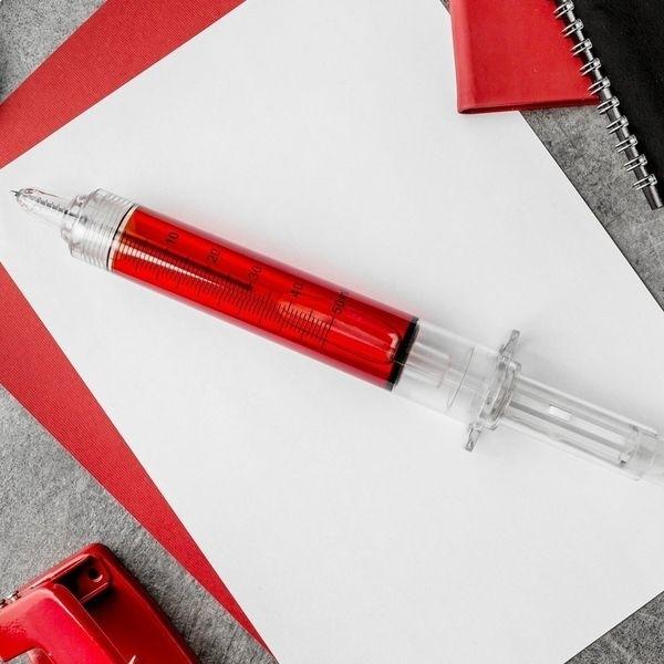 Giant Syringe Pen XXL Ballpoint Pen 29 Cm