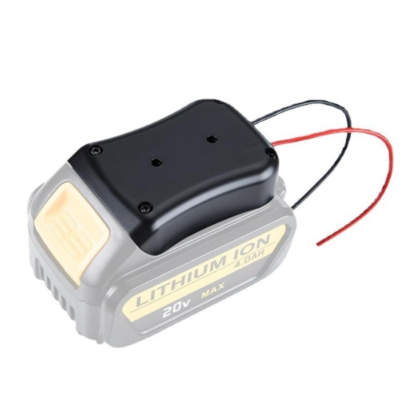 ABS Power Tool Battery Converter for DCB200 DCB203 DCB204 DCB206 DCB606 DCB609 Featuring DIY Wiring And Secure Mounting