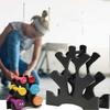 Dumbbell Display Rack Dumbbell Organizer Floor Protection Black 23.00x23.00x8.00cm 1Pack