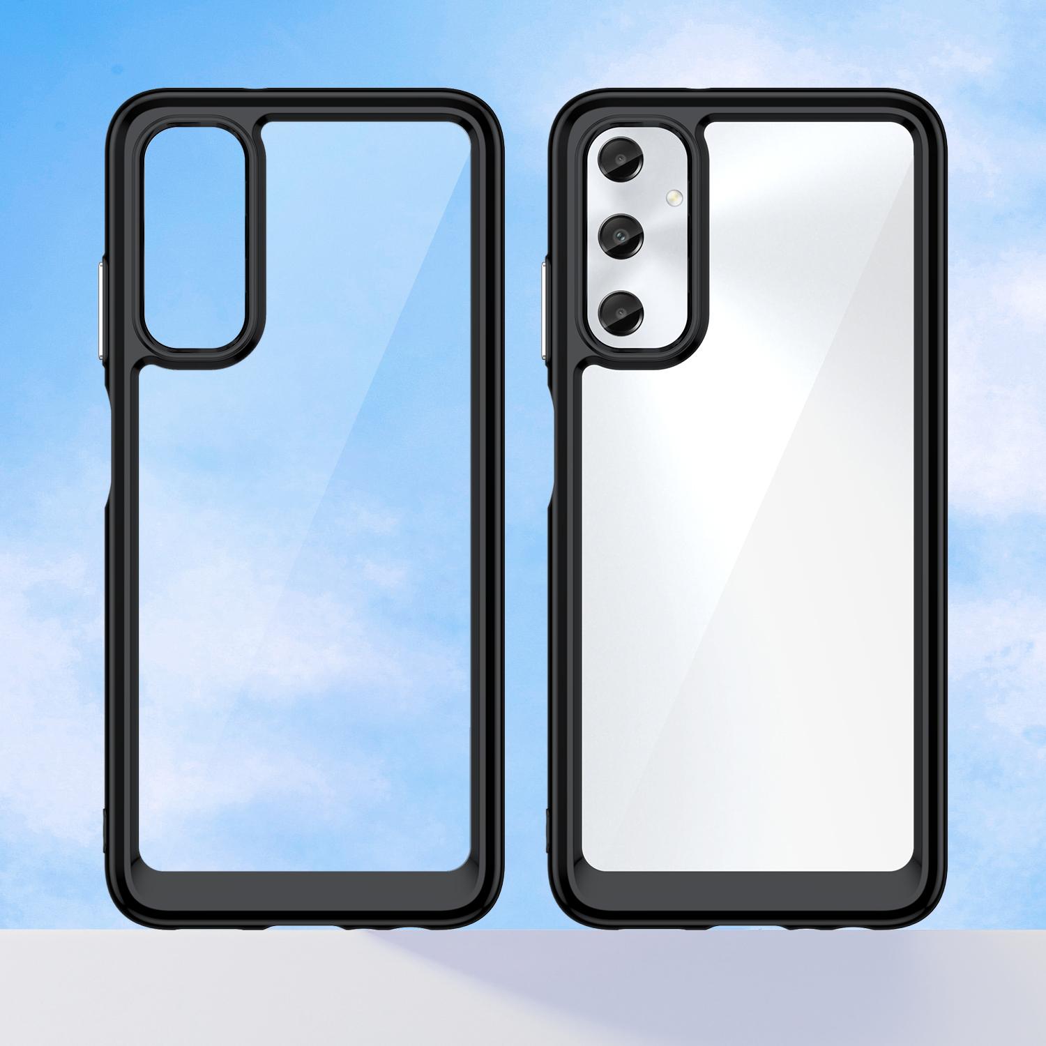 

For Samsung Galaxy A05s 4G Case TPU+Acrylic Shock Absorbing Phone Back Cover Blue