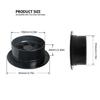 Practical 12V ABS Plastic Ventilation Fan For Continuous Operation In Bathrooms Kitchens 5.5x2.1mm Female Port