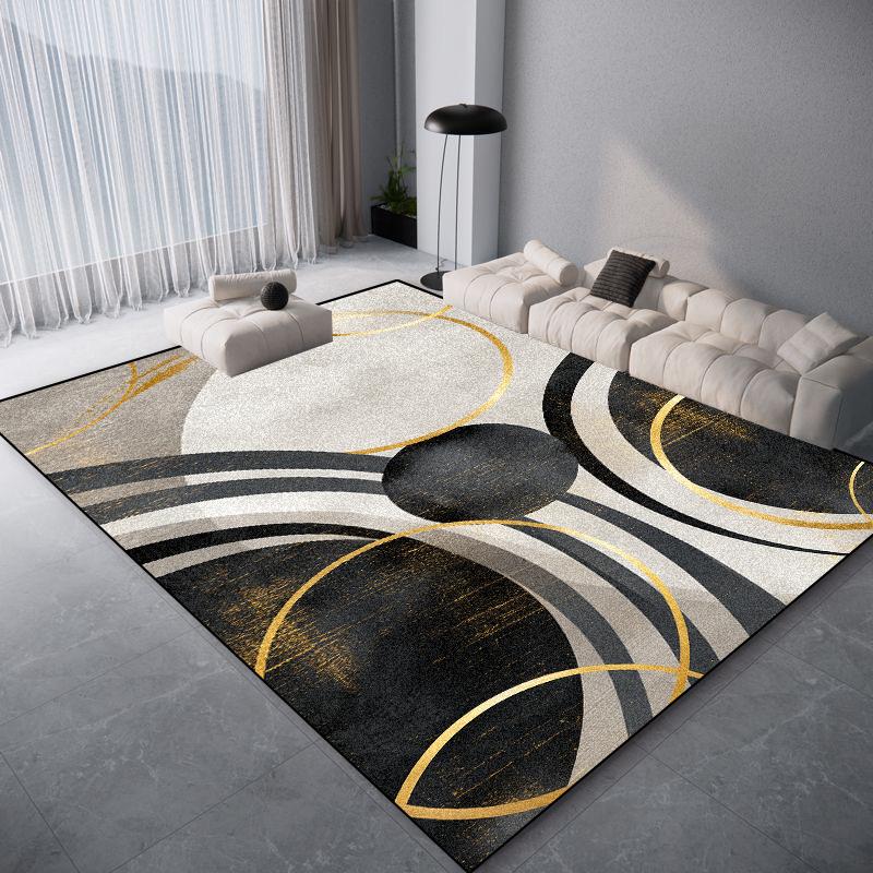 Modern Light Luxury Carpet Living Room Geometric Decoration Home Large Area Rugs 200x300 Bedroom Sofa Soft Non-slip Mat Washable