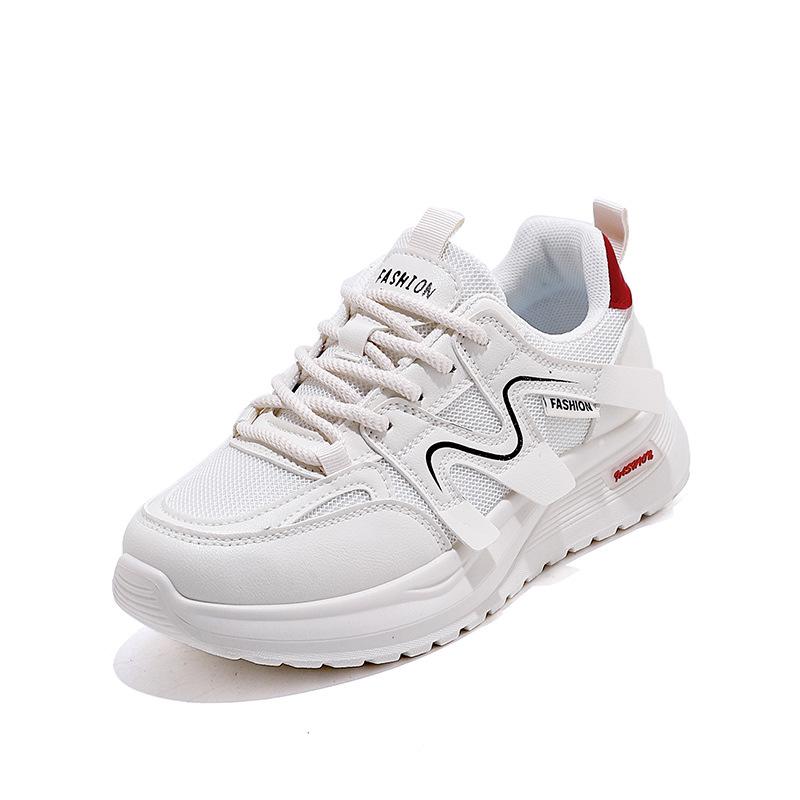 Spring Lightweight Mesh Student Sports Shoes Women's Fashion Platform Casual Shoes Simple and Versatile Harajuku
