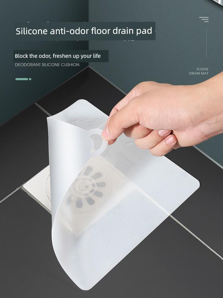 Silica Gel Pad Anti-Odor Seal Cover Closure Floor Drain Odor Preventer