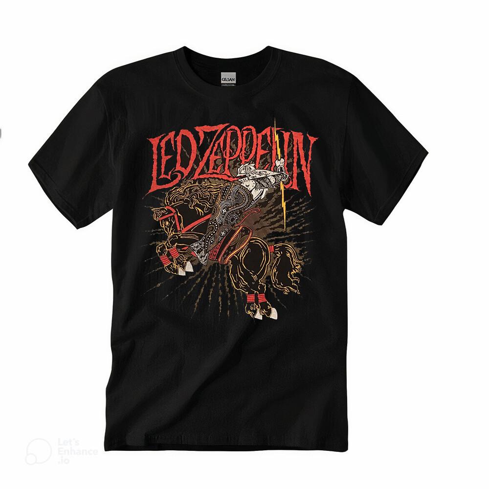 

Винтажная рок-футболка с изображением группы Led Zeppelin, с коротким рукавом, подарок для фаната, унисекс XXXXL