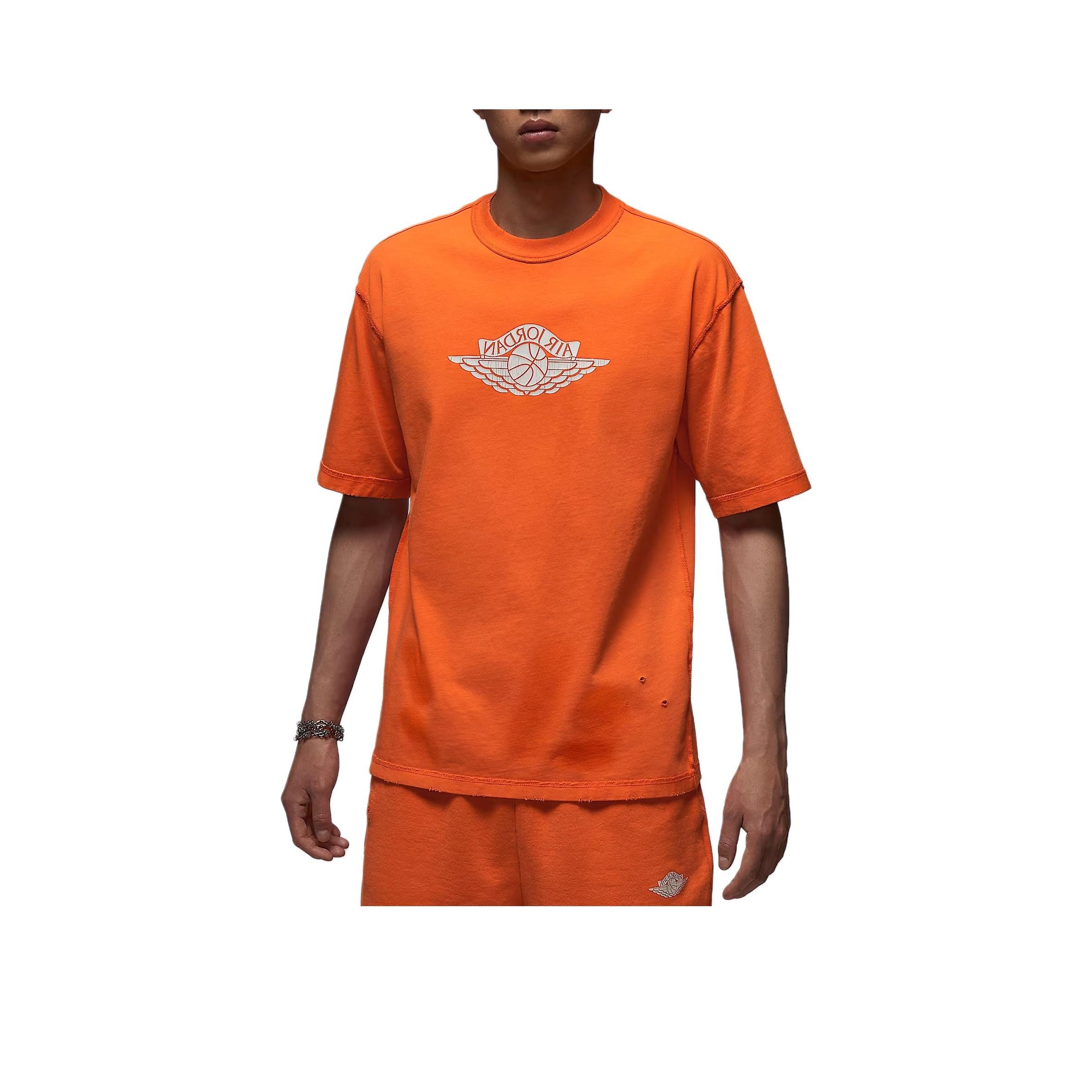 

Jordan Редкая серия Air Пуловер с круглым вырезом Удобная футболка с коротким рукавом Мужские футболки IB3131-820 S