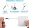Automatic Door Closer Punch-free 500g-1000g Wire Rope Retractable Automatic Recovery Coil Closing Device Furniture Hardware Tool