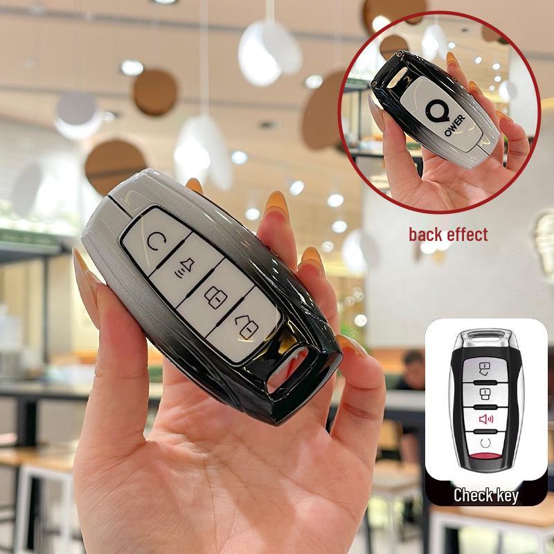 High-Grade Metal Key Case for 2020-2024 Great Wall Po Off-road Vehicles