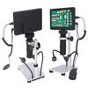 LCD Digital Microscope 1200X 1080P Video 12MP Accurate Focusing HD Repair Eyepiece 7in Screen