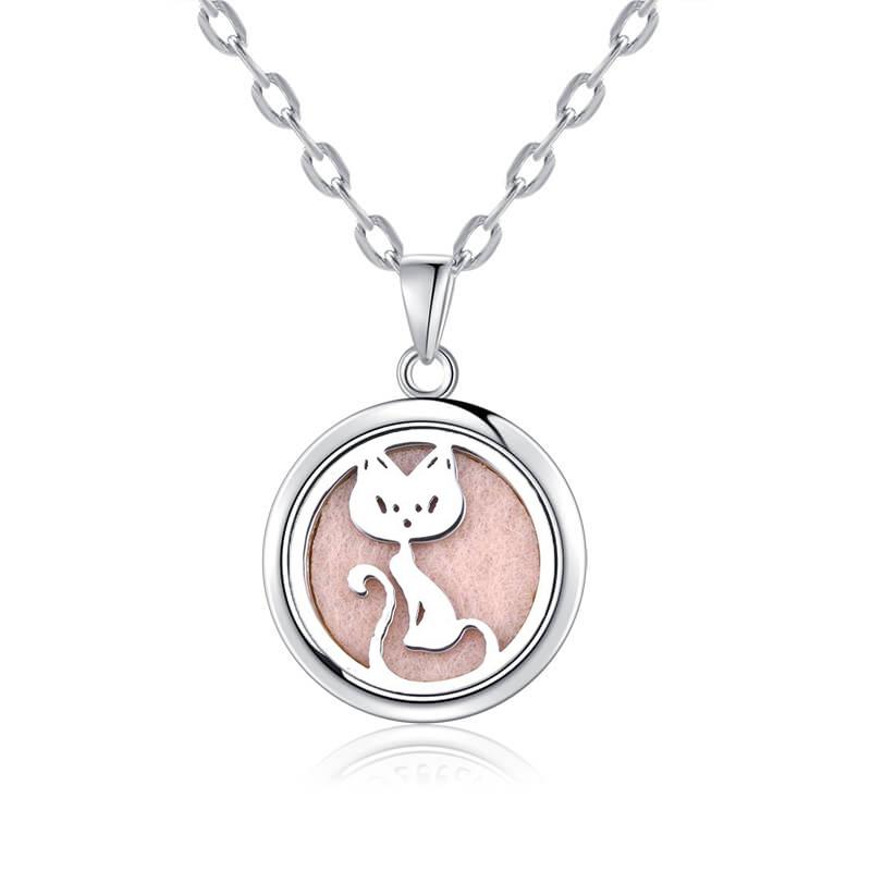 New Tree Of Life Aromatherapy Necklace Stainless Steel Essential Oil Diffuser Amulet Perfume Locket Pendant Women Jewelry Gift