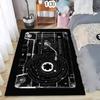 2D DJ Music Screen Keyboard Area Rug,Carpet Rug for Living Room Bedroom Sofa Doormat Decoration,Kid Play Non-slip Floor Mat Gift
