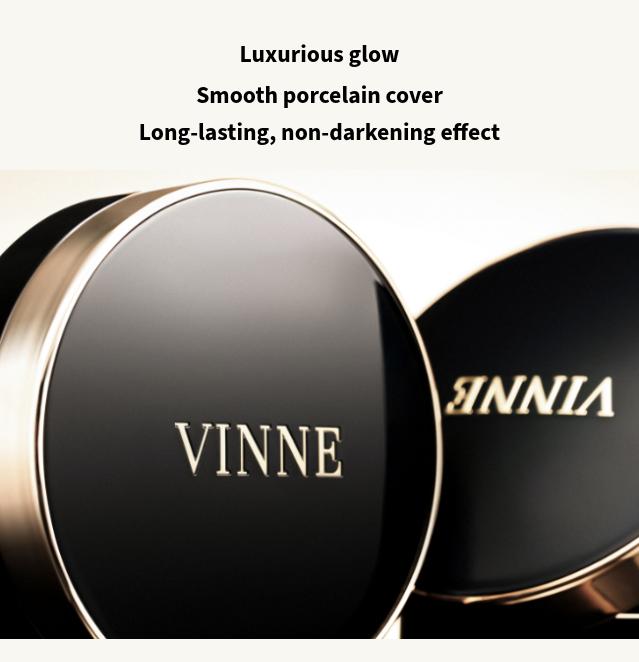VINNE Essence Radiance Cushion 15g (#21 Beige Clair · #23 Beige Naturel) (8 possibilités)