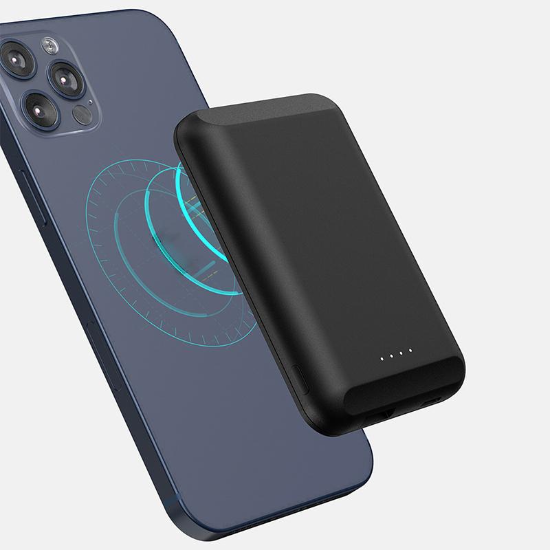 

2021 Мини Портативное Магнитное Беспроводное Зарядное Устройство Power Bank 5000 мАч Универсальное Быстрое Зарядное Устройство Максимум 20 Вт Беспроводное Питание