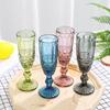 Red Wine High-Stemmed Glass - Simple Wedding and Celebration Accessory, Ideal for Cocktails, Juice, and Wines
