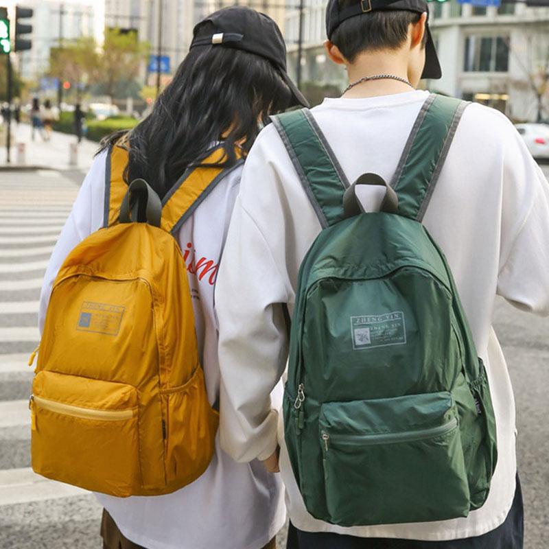 Faltbarer Rucksack für Damen und Herren Ultraleicht Outdoor Wander Rucksack Klettertasche Damen Reise Rucksäcke Jungen Mädchen Schulrucksack