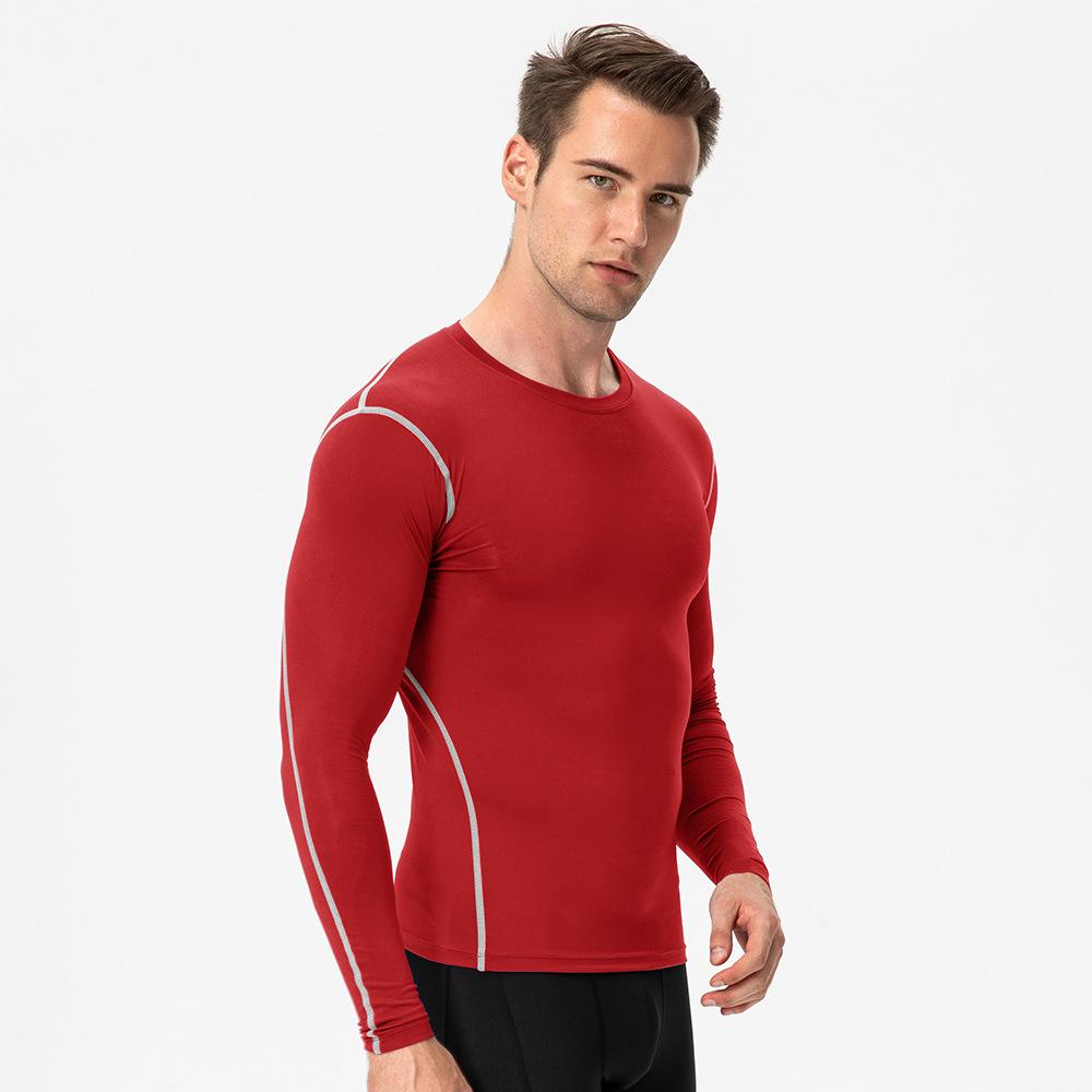 Herren-T-Shirts, Laufen, Radfahren, Fitnessstudio, Fitness, langärmelig, Training, Joggen, Sport-Shirts, Outdoor-Oberteile