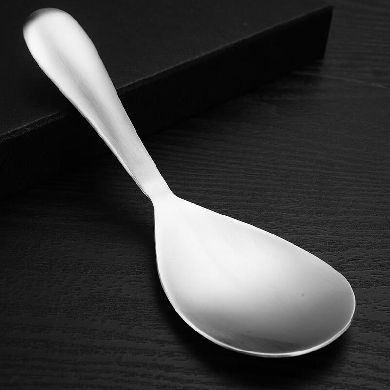 ZISIZ Thickened 304 Stainless Steel Rice Serving Spoon (3-Pack)