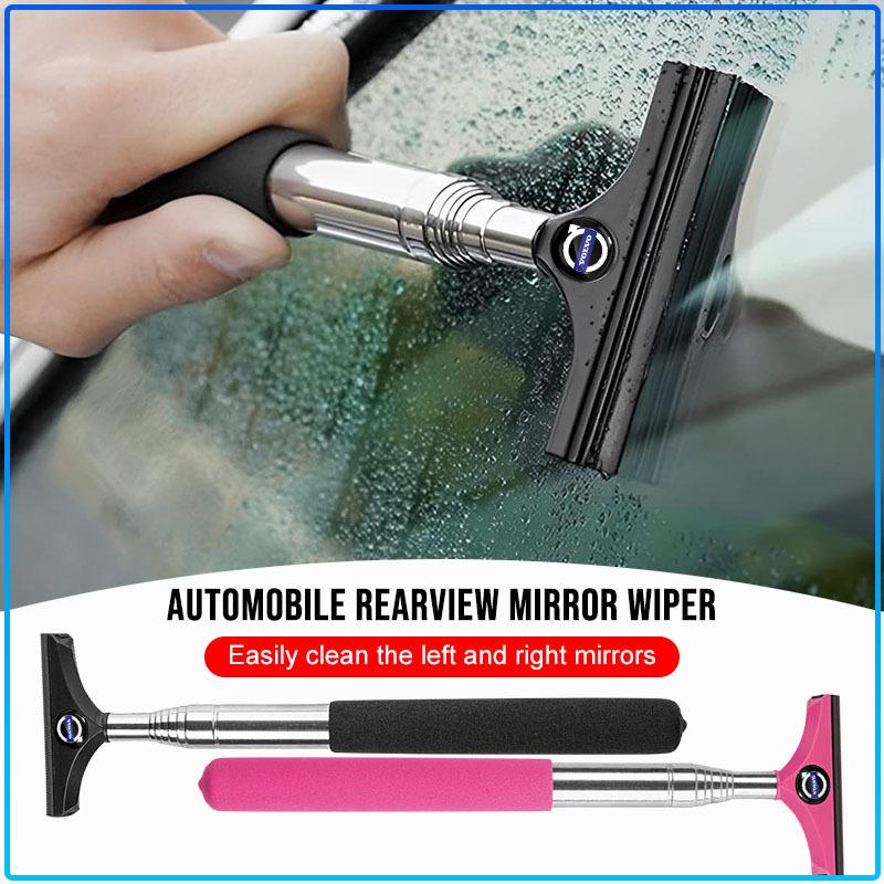 1PC Car Rearview Mirror Wiper Retractable Handheld Cleaning Brush For Volvo XC60 XC90 S60 S80 S40 V40 V60 V70 V50 XC70